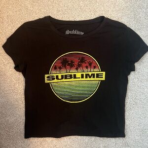 Urban Outfitters Black Sublime Graphic Tee